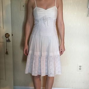 White sundress by Laundry